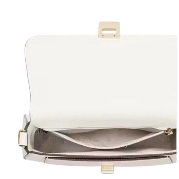 Kate Spade NWT Leather Phoebe Floral Appliqué Meringue Crossbody   Bag - Picture 5 of 7